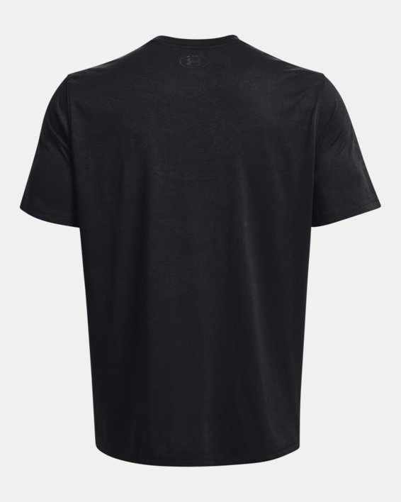 Men's UA Tech™ Vent Jacquard Short Sleeve in Black image number 5